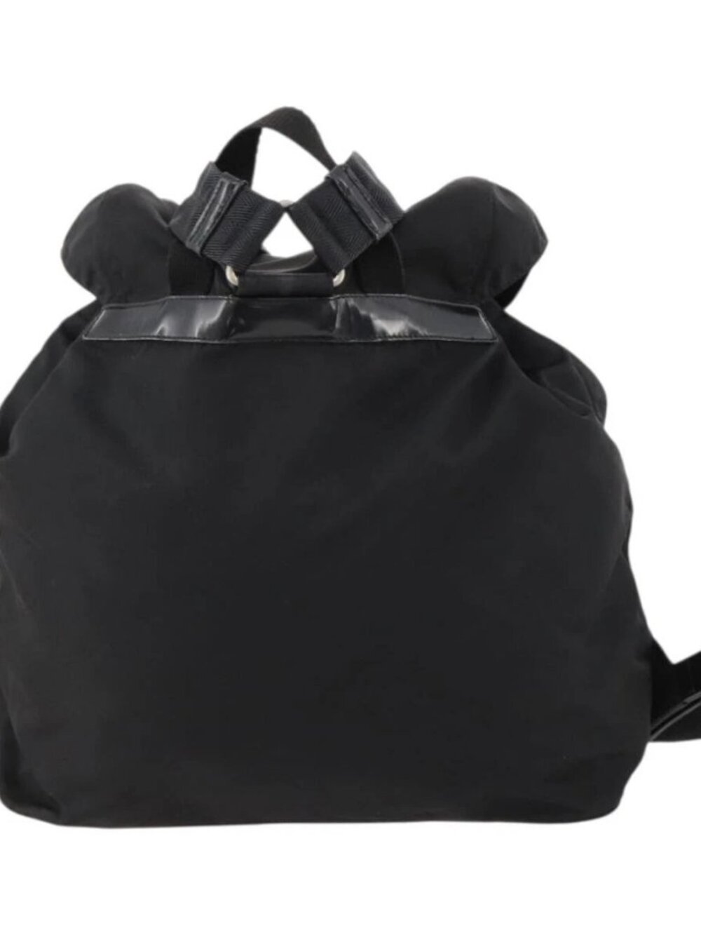 PRADA Backpack Nylon Black Silver Auth 171645 - Picture 2 of 16